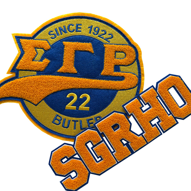SGRHO Pretty Poodle Chenille Iron on Patch