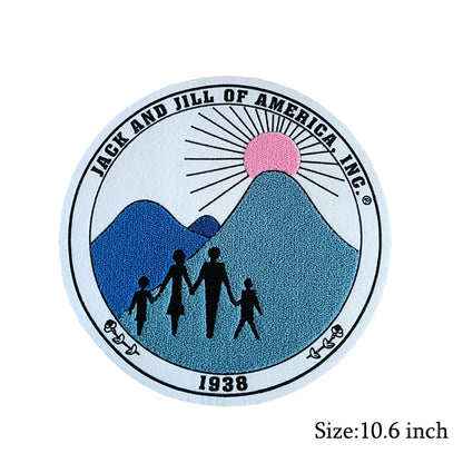 Chenille Jack And Jill Of American Since 1938 Iron on Patch