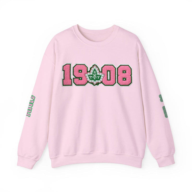 AKA Sorority 1908 Ivy Chenille Iron on Patches