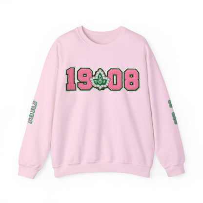 AKA Sorority 1908 Ivy Chenille Iron on Patches