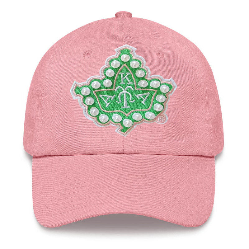AKA 1908 Sorority 3D Pearls Ivy Shield Embroidered Sew on Patch