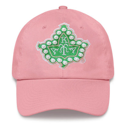 AKA 1908 Sorority 3D Pearls Ivy Shield Embroidered Sew on Patch