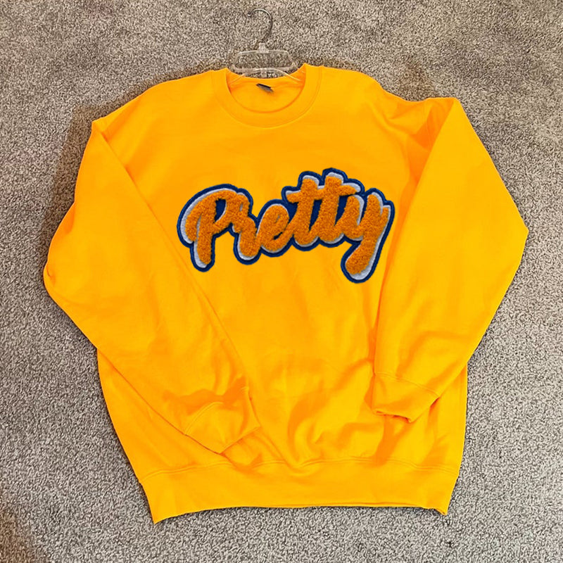 SGRHO Pretty Poodle Chenille Iron on Patch