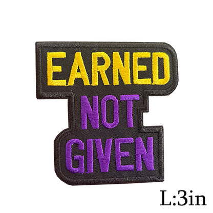 Small Size Omega Psi Phi Embroidery Patch Iron on